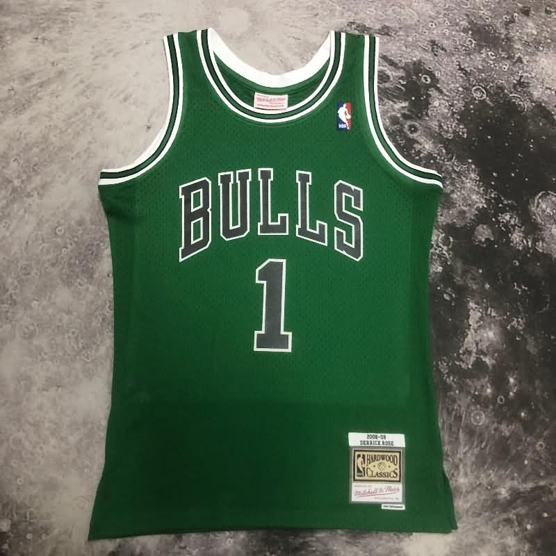 Chicago Bulls 2008/09 Green Classics Basketball Jersey (Hot Press) Chicago Bulls 2008/09 Green Classics Basketball Jersey (Hot Press)