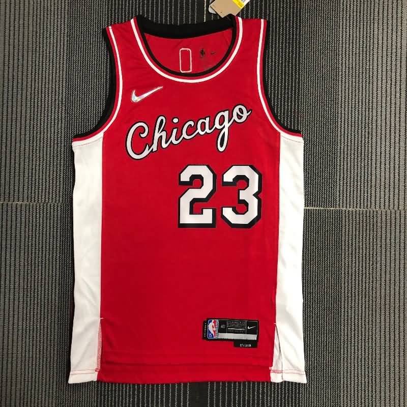 Chicago Bulls 21/22 Red City Basketball Jersey (Hot Press) Chicago Bulls 21/22 Red City Basketball Jersey (Hot Press)