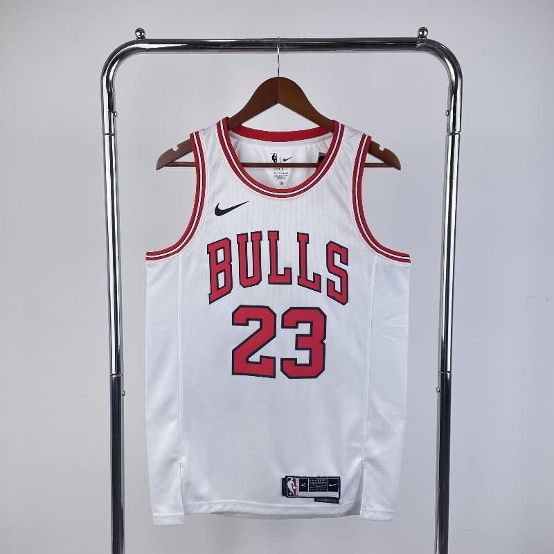 Chicago Bulls 22/23 White Basketball Jersey (Hot Press) Chicago Bulls 22/23 White Basketball Jersey (Hot Press)