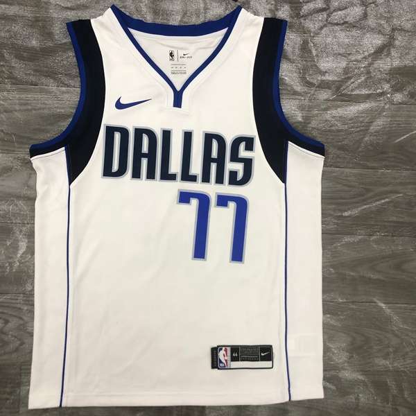 Dallas Mavericks 20/21 White Basketball Jersey (Hot Press) Dallas Mavericks 20/21 White Basketball Jersey (Hot Press)