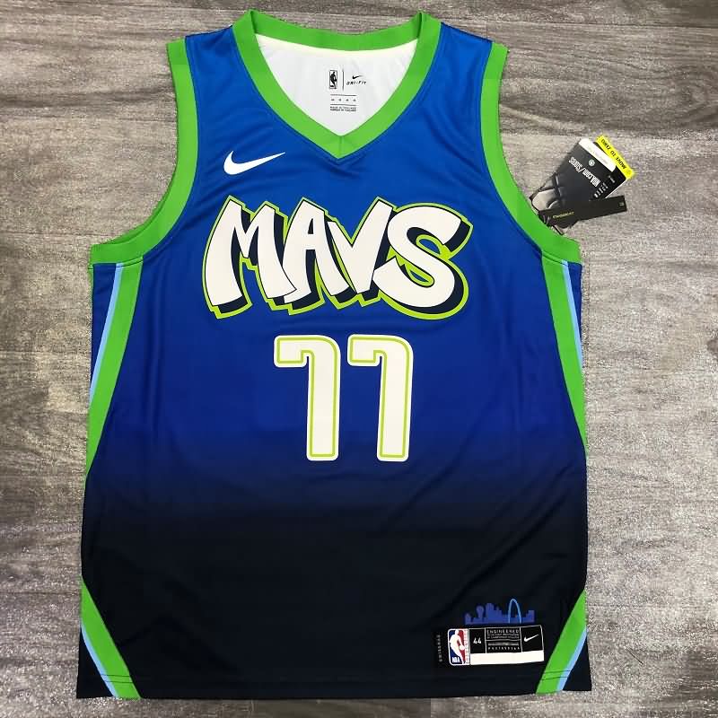 Dallas Mavericks 2020 Blue City Basketball Jersey (Hot Press) Dallas Mavericks 2020 Blue City Basketball Jersey (Hot Press)
