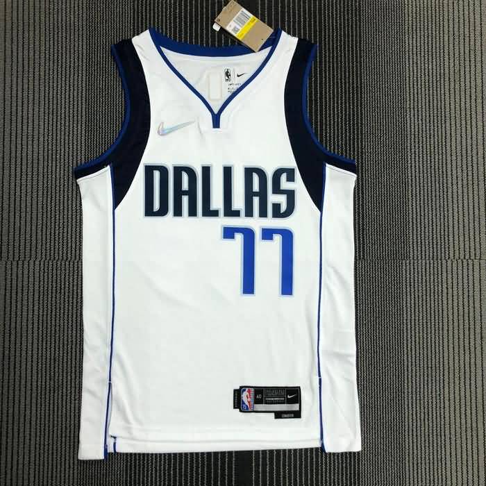 Dallas Mavericks 21/22 White Basketball Jersey (Hot Press) Dallas Mavericks 21/22 White Basketball Jersey (Hot Press)