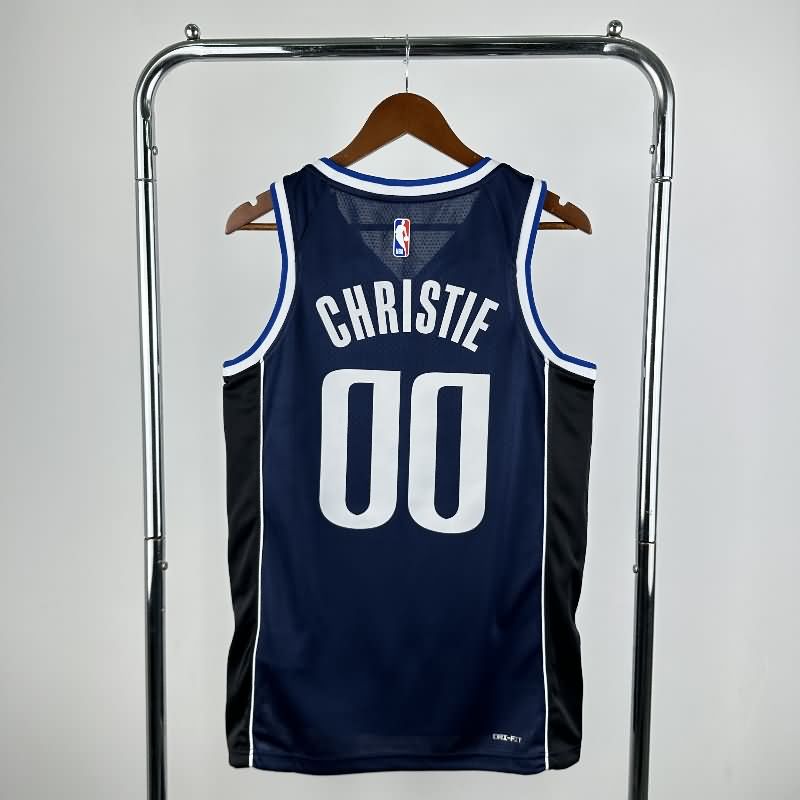 Dallas Mavericks 22/23 Dark Blue AJ Basketball Jersey (Hot Press)