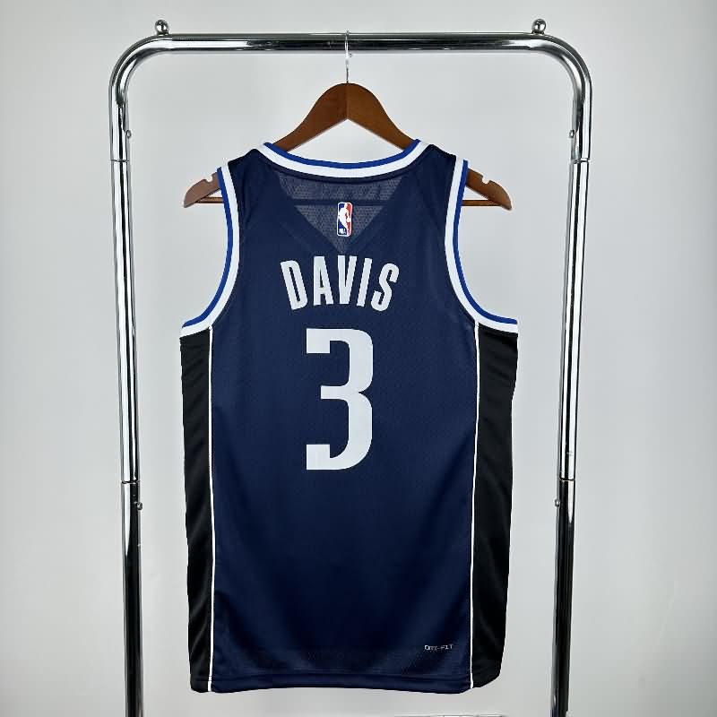 Dallas Mavericks 22/23 Dark Blue AJ Basketball Jersey (Hot Press)
