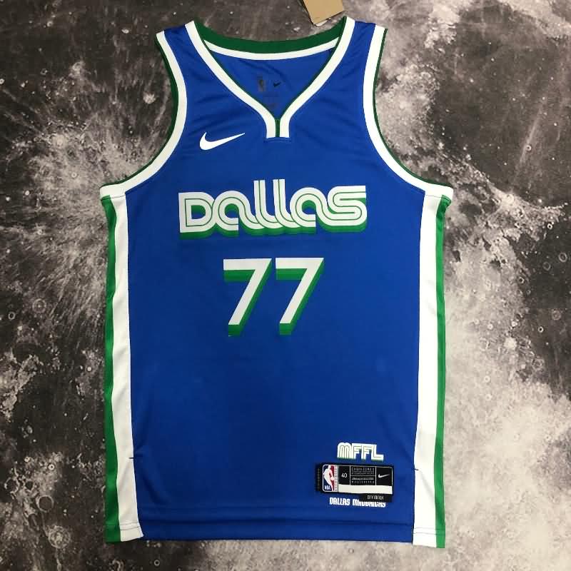 Dallas Mavericks 22/23 Blue City Basketball Jersey (Hot Press) Dallas Mavericks 22/23 Blue City Basketball Jersey (Hot Press)