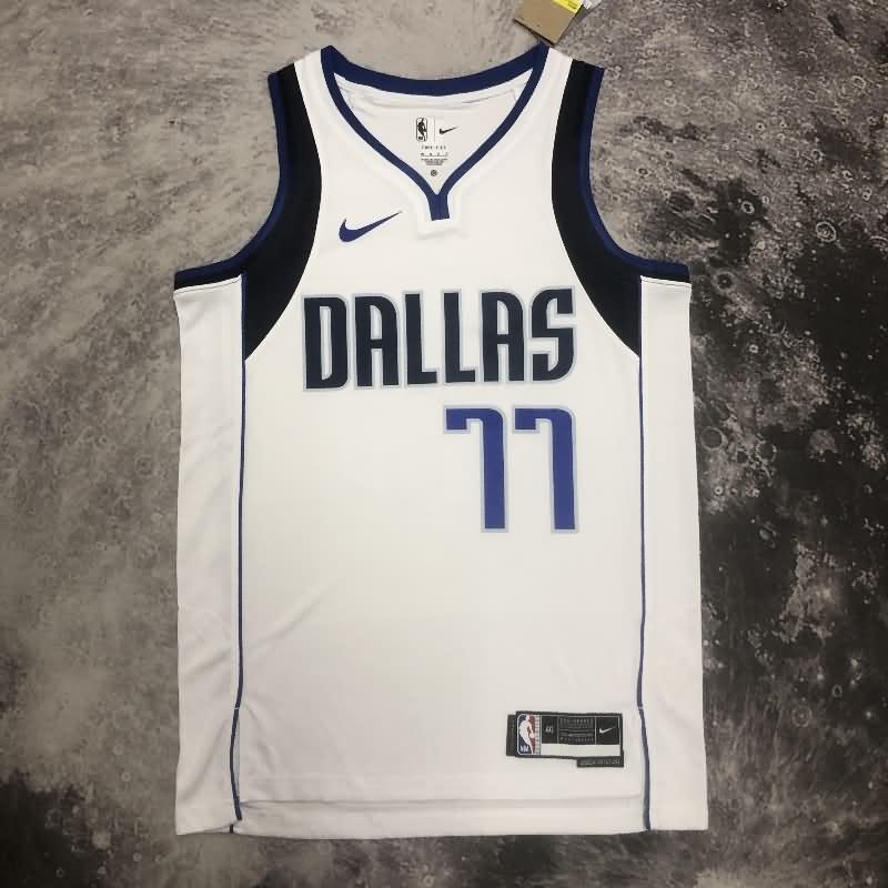 Dallas Mavericks 22/23 White Basketball Jersey (Hot Press) Dallas Mavericks 22/23 White Basketball Jersey (Hot Press)