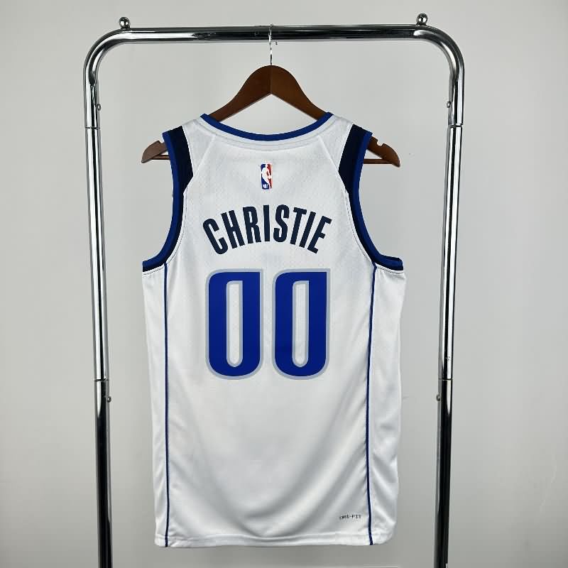 Dallas Mavericks 22/23 White Basketball Jersey (Hot Press)