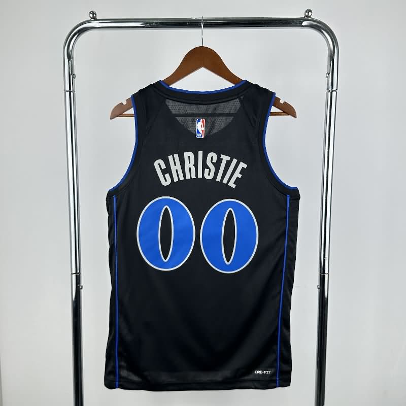 Dallas Mavericks 23/24 Black City Basketball Jersey (Hot Press)