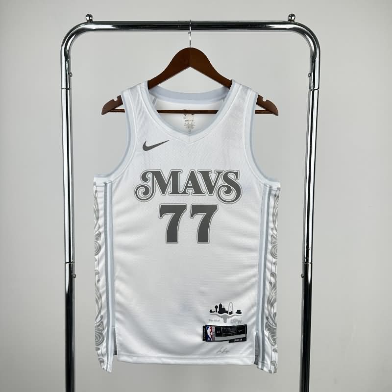 Dallas Mavericks 24/25 White City Basketball Jersey (Hot Press) Dallas Mavericks 24/25 White City Basketball Jersey (Hot Press)