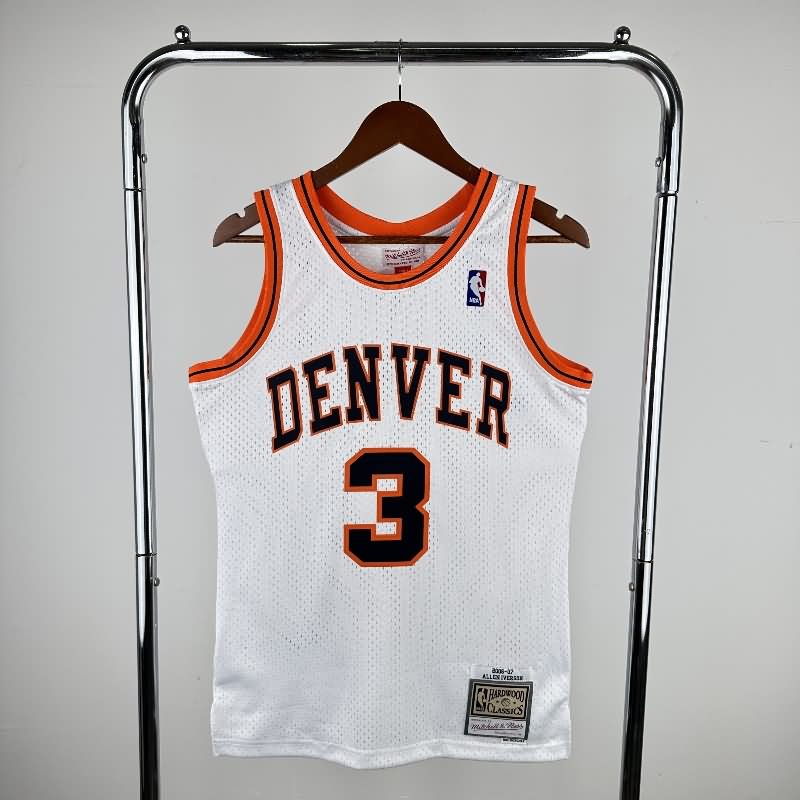Denver Nuggets 2006/07 White Classics Basketball Jersey 02 (Hot Press) Denver Nuggets 2006/07 White Classics Basketball Jersey 02 (Hot Press)