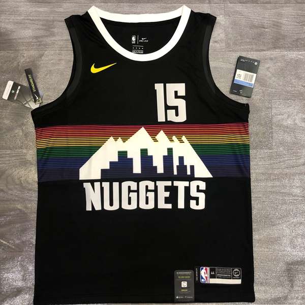 Denver Nuggets 2020 Black City Basketball Jersey (Hot Press) Denver Nuggets 2020 Black City Basketball Jersey (Hot Press)