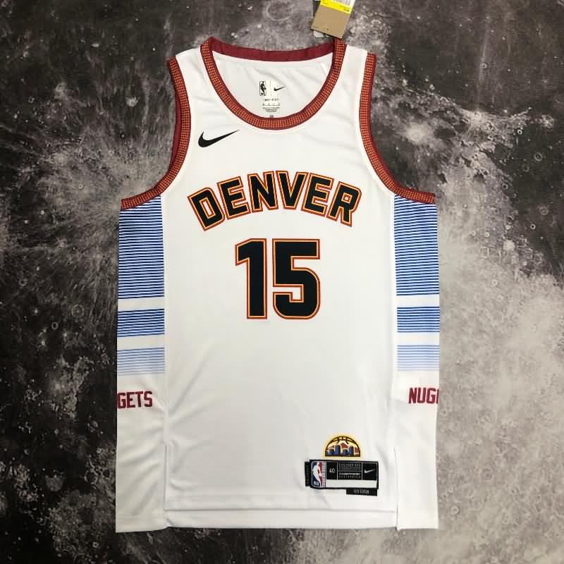 Denver Nuggets 22/23 White City Basketball Jersey (Hot Press) Denver Nuggets 22/23 White City Basketball Jersey (Hot Press)