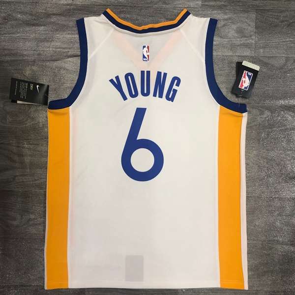 Golden State Warriors 20/21 White Basketball Jersey (Hot Press)