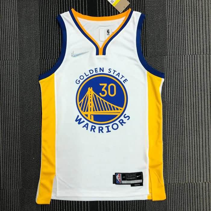 Golden State Warriors 21/22 White Basketball Jersey (Hot Press) Golden State Warriors 21/22 White Basketball Jersey (Hot Press)
