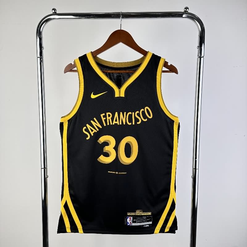 Golden State Warriors 23/24 Black City Basketball Jersey (Hot Press) Golden State Warriors 23/24 Black City Basketball Jersey (Hot Press)