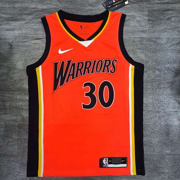 Golden State Warriors Orange Basketball Jersey (Hot Press) Golden State Warriors Orange Basketball Jersey (Hot Press)