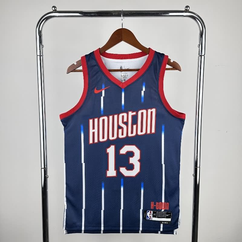 Houston Rockets 22/23 Dark Blue City Basketball Jersey (Hot Press) Houston Rockets 22/23 Dark Blue City Basketball Jersey (Hot Press)