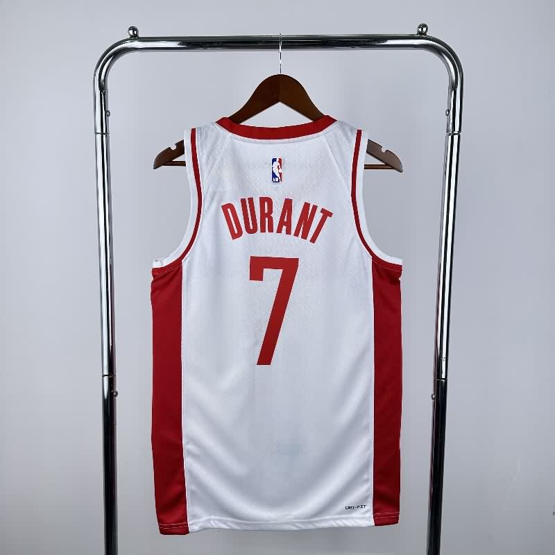 Houston Rockets 22/23 White Basketball Jersey (Hot Press)