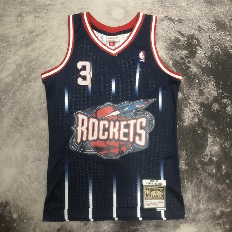 Houston Rockets 1999/00 Dark Blue Classics Basketball Jersey (Hot Press) Houston Rockets 1999/00 Dark Blue Classics Basketball Jersey (Hot Press)