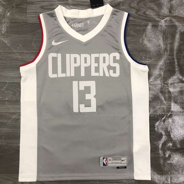 Los Angeles Clippers 20/21 Grey Basketball Jersey (Hot Press) Los Angeles Clippers 20/21 Grey Basketball Jersey (Hot Press)