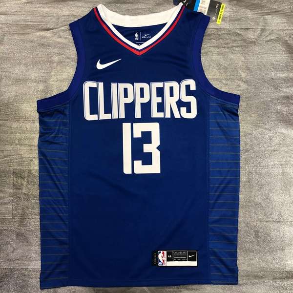 Los Angeles Clippers 2020 Blue Basketball Jersey (Hot Press) Los Angeles Clippers 2020 Blue Basketball Jersey (Hot Press)