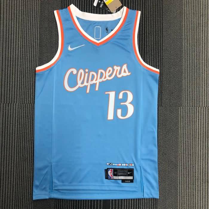 Los Angeles Clippers 21/22 Blue City Basketball Jersey (Hot Press) Los Angeles Clippers 21/22 Blue City Basketball Jersey (Hot Press)