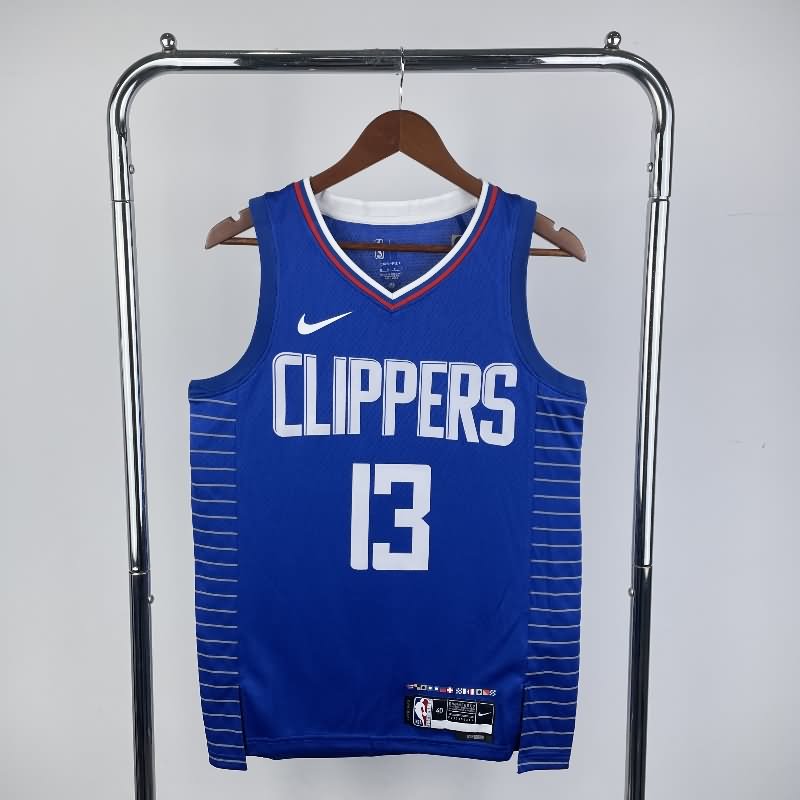 Los Angeles Clippers 22/23 Blue Basketball Jersey (Hot Press) Los Angeles Clippers 22/23 Blue Basketball Jersey (Hot Press)