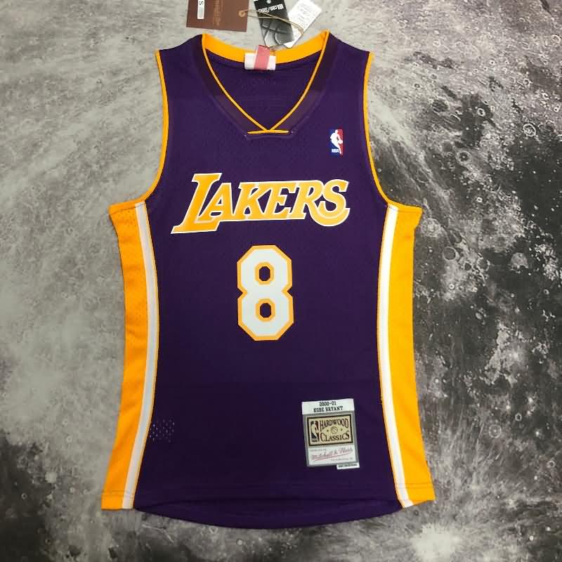 Los Angeles Lakers 2000/01 Purple Classics Basketball Jersey (Hot Press) Los Angeles Lakers 2000/01 Purple Classics Basketball Jersey (Hot Press)