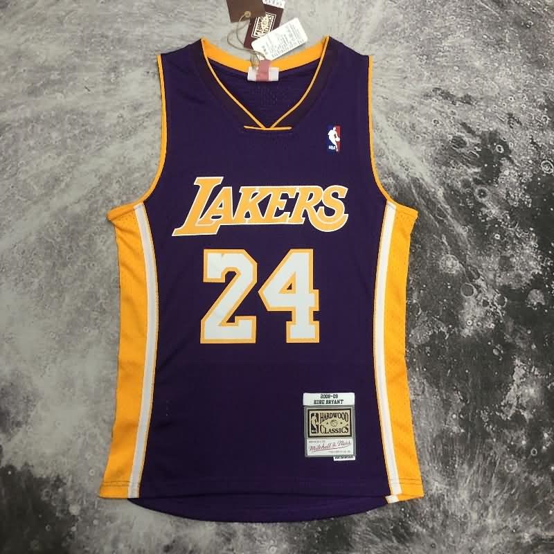 Los Angeles Lakers 2008/09 Purple Classics Basketball Jersey (Hot Press) Los Angeles Lakers 2008/09 Purple Classics Basketball Jersey (Hot Press)