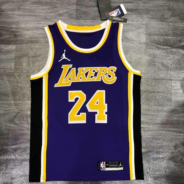 Los Angeles Lakers 20/21 Purple AJ Basketball Jersey (Hot Press) Los Angeles Lakers 20/21 Purple AJ Basketball Jersey (Hot Press)