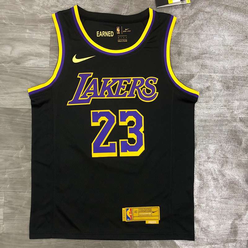 Los Angeles Lakers 20/21 Black Basketball Jersey (Hot Press) Los Angeles Lakers 20/21 Black Basketball Jersey (Hot Press)