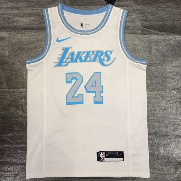 Los Angeles Lakers 20/21 White City Basketball Jersey (Hot Press) Los Angeles Lakers 20/21 White City Basketball Jersey (Hot Press)