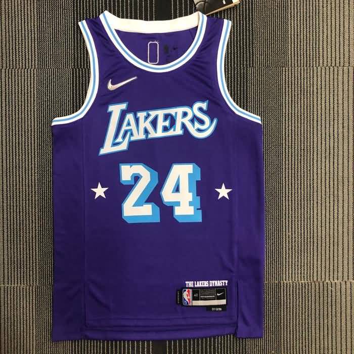 Los Angeles Lakers 21/22 Purple City Basketball Jersey (Hot Press) Los Angeles Lakers 21/22 Purple City Basketball Jersey (Hot Press)