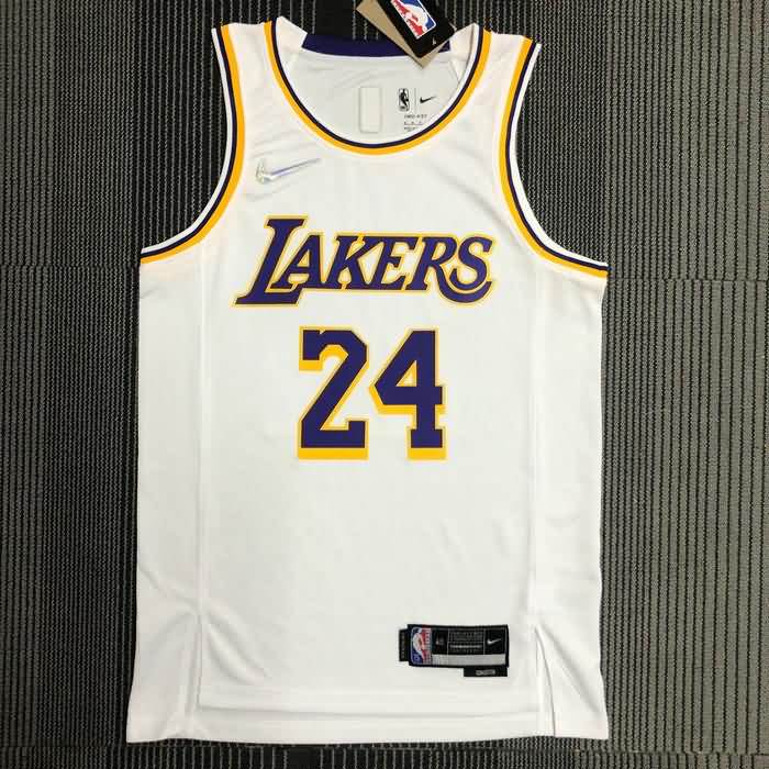 Los Angeles Lakers 21/22 White Basketball Jersey (Hot Press) Los Angeles Lakers 21/22 White Basketball Jersey (Hot Press)