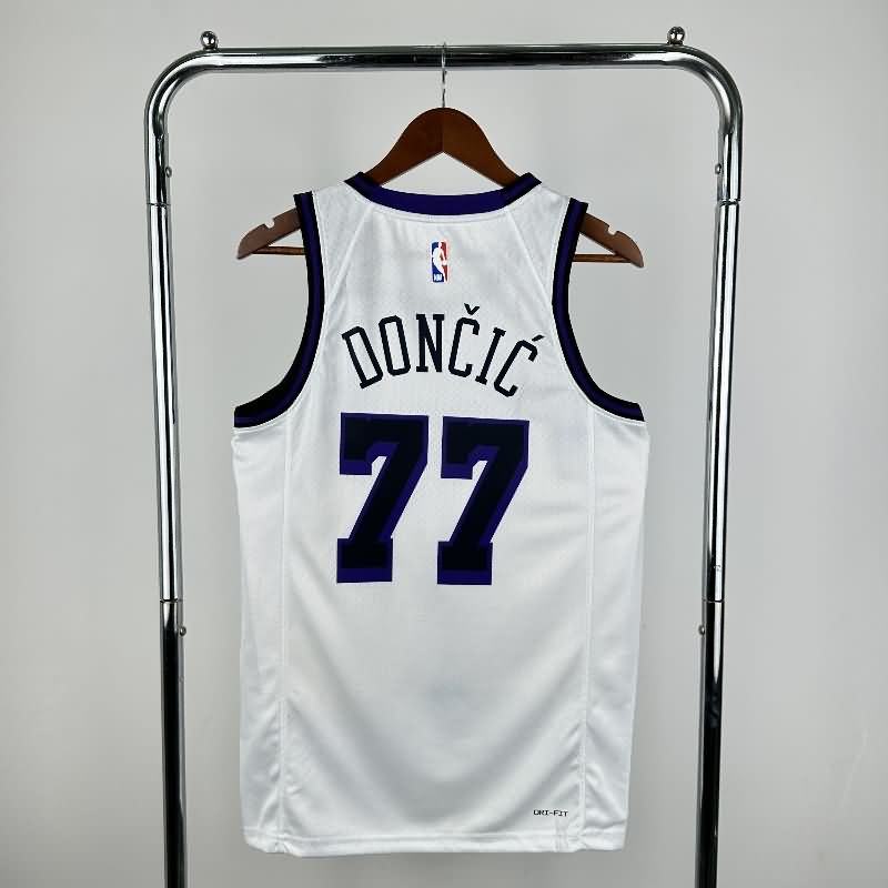 Los Angeles Lakers 22/23 White City Basketball Jersey (Hot Press)