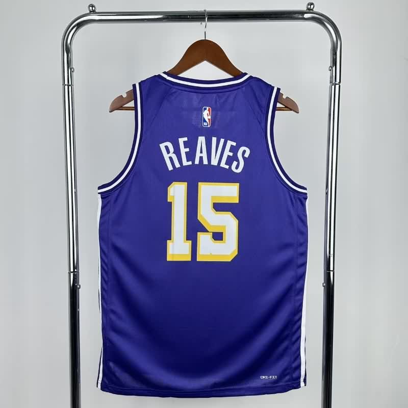 Los Angeles Lakers 25/26 Purple AJ Basketball Jersey (Hot Press)