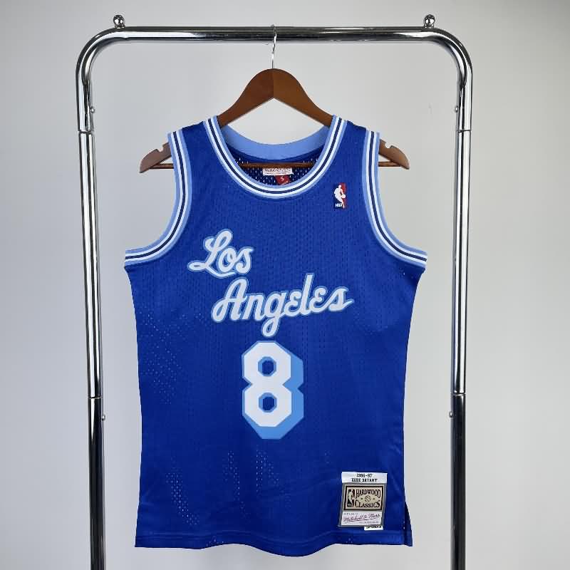 Los Angeles Lakers 1996/97 Blue Classics Basketball Jersey (Hot Press) Los Angeles Lakers 1996/97 Blue Classics Basketball Jersey (Hot Press)