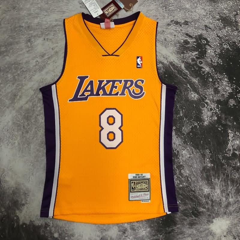 Los Angeles Lakers 1999/00 Yellow Classics Basketball Jersey (Hot Press) Los Angeles Lakers 1999/00 Yellow Classics Basketball Jersey (Hot Press)