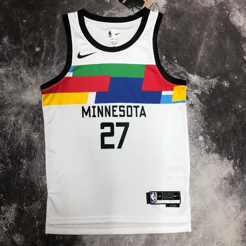 Minnesota Timberwolves 22/23 White City Basketball Jersey (Hot Press) Minnesota Timberwolves 22/23 White City Basketball Jersey (Hot Press)