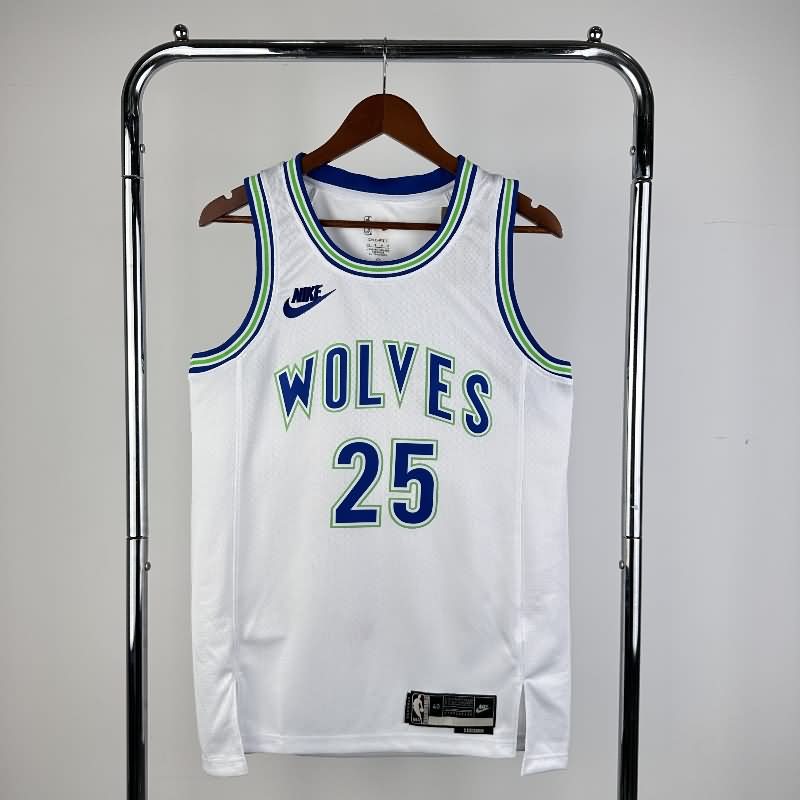 Minnesota Timberwolves 23/24 White Classics Basketball Jersey (Hot Press) Minnesota Timberwolves 23/24 White Classics Basketball Jersey (Hot Press)