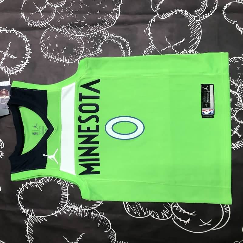 Minnesota Timberwolves Green AJ Basketball Jersey (Hot Press) Minnesota Timberwolves Green AJ Basketball Jersey (Hot Press)