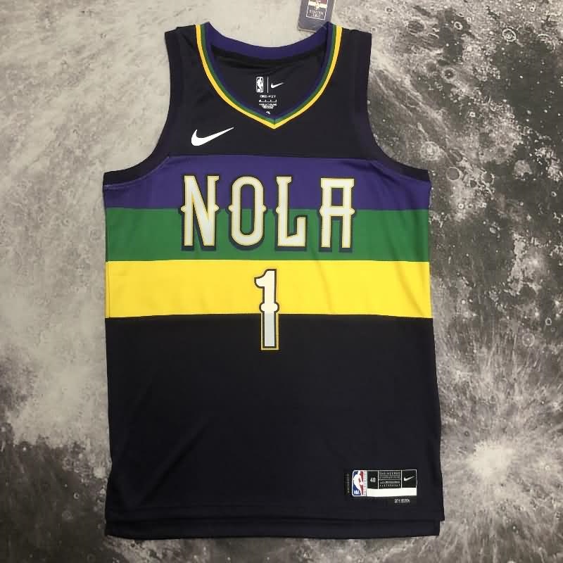 New Orleans Pelicans 22/23 Dark Blue City Basketball Jersey (Hot Press) New Orleans Pelicans 22/23 Dark Blue City Basketball Jersey (Hot Press)