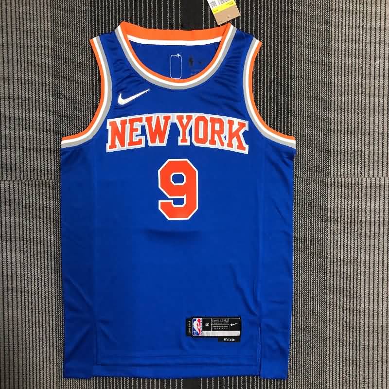 New York Knicks 21/22 Blue Basketball Jersey (Hot Press) New York Knicks 21/22 Blue Basketball Jersey (Hot Press)