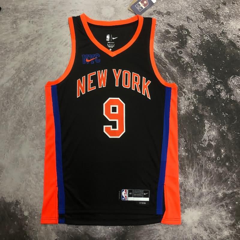 New York Knicks 22/23 Black City Basketball Jersey (Hot Press) New York Knicks 22/23 Black City Basketball Jersey (Hot Press)