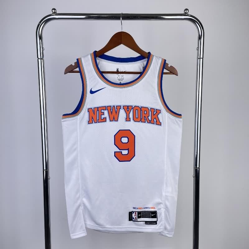 New York Knicks 22/23 White Basketball Jersey (Hot Press) New York Knicks 22/23 White Basketball Jersey (Hot Press)