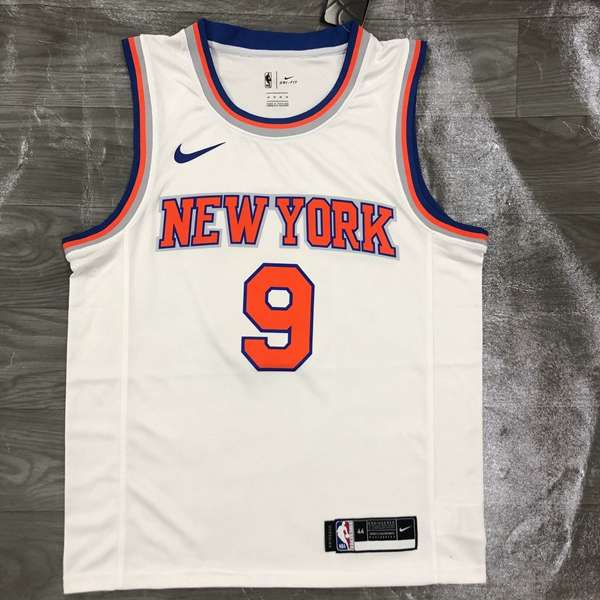 New York Knicks White Basketball Jersey (Hot Press) New York Knicks White Basketball Jersey (Hot Press)