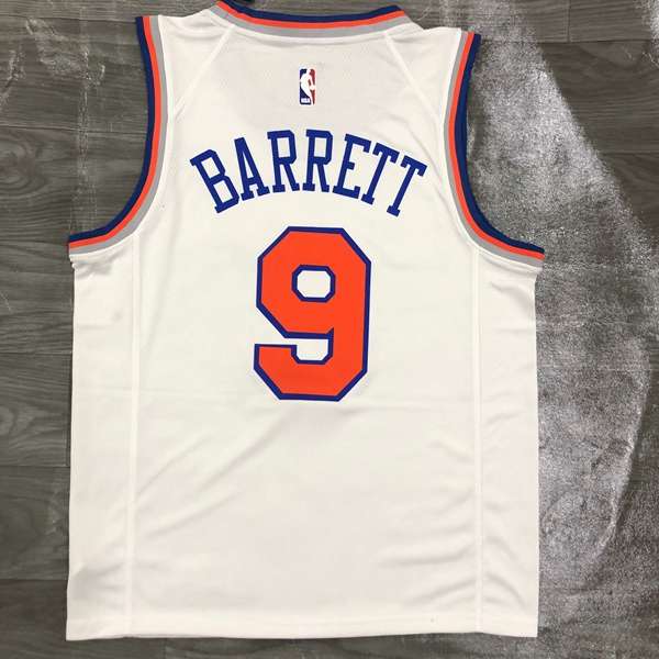 New York Knicks White Basketball Jersey (Hot Press)