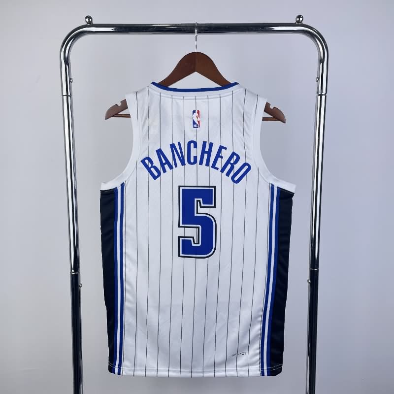 Orlando Magic 22/23 White Basketball Jersey (Hot Press)