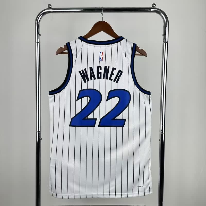 Orlando Magic 25/26 White Basketball Jersey (Hot Press)