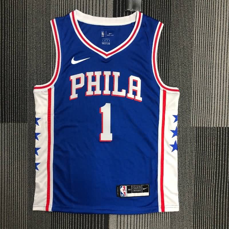 Philadelphia 76ers 20/21 Blue Basketball Jersey (Hot Press) Philadelphia 76ers 20/21 Blue Basketball Jersey (Hot Press)